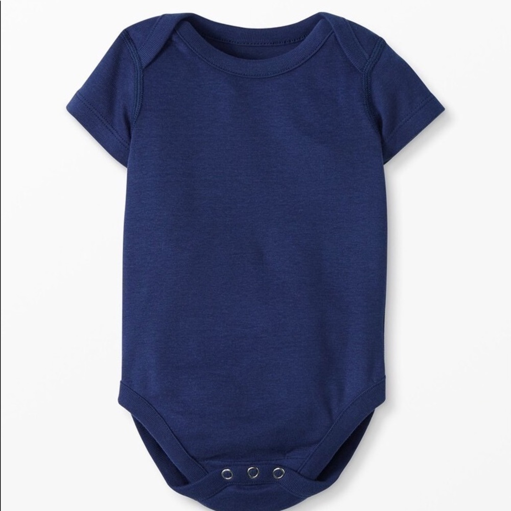 Hanna Andersson Baby Cotton Rib Short Sleeve Bodysuit - 18-24mo